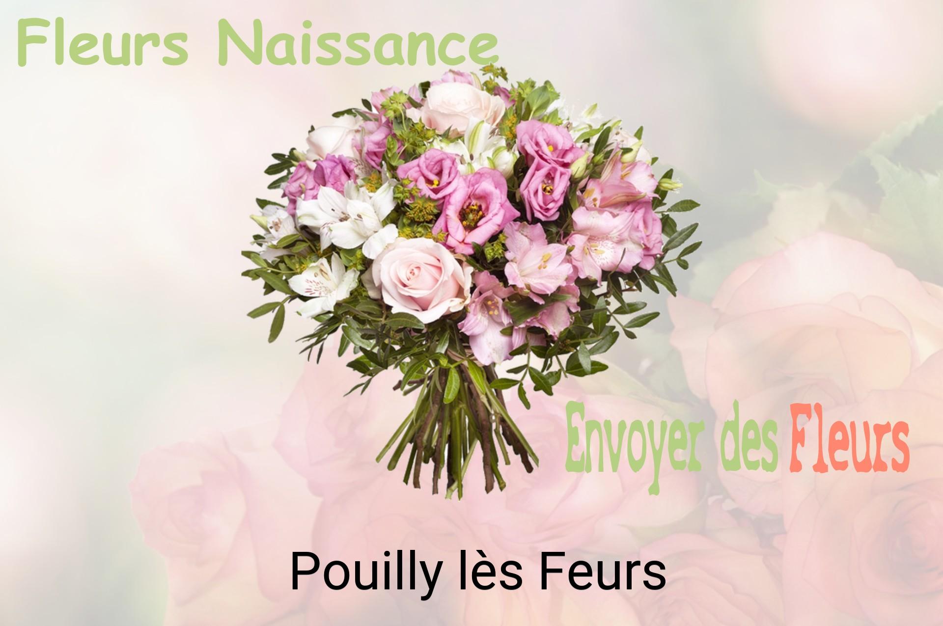 Bouquet de fleurs de naissance livré à Pouilly-lès-Feurs